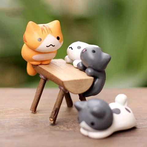 Kawaii Mini Cartoon  Cat Crafts