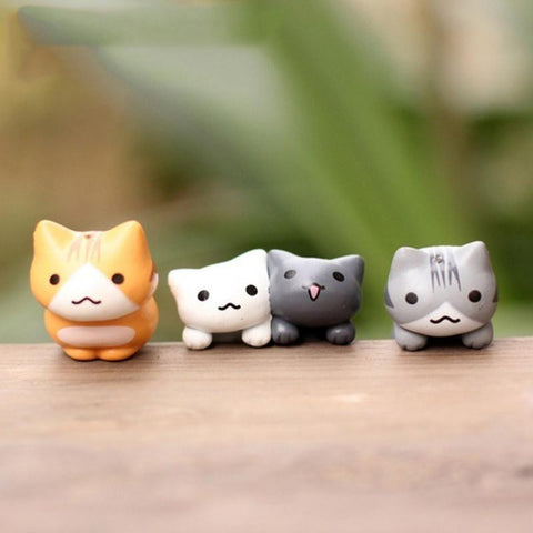 Kawaii Mini Cartoon  Cat Crafts