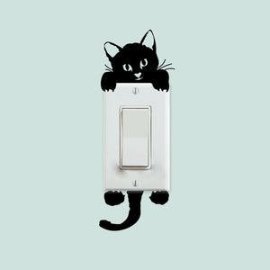 Cat DIY Switch Panel Stickers
