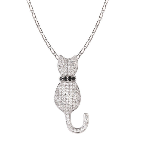 Cute Cat Pendants & Chain