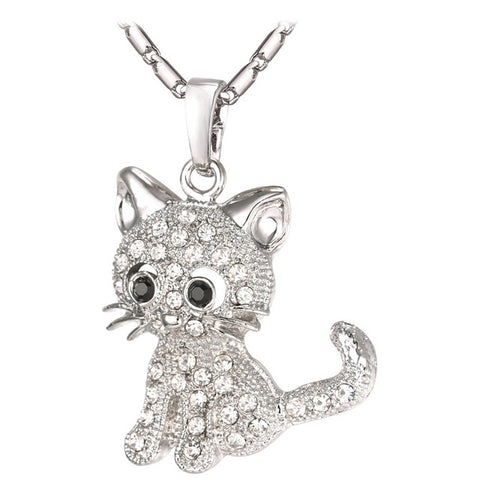 Cute Cat Pendants & Chain
